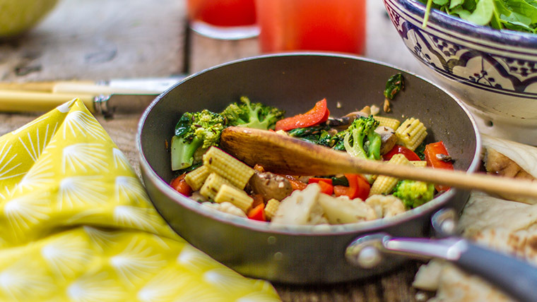 Simply Spiced Seasonal Vegetables 