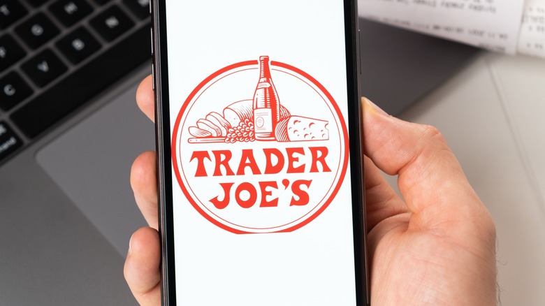Trader Joe's on phone screen