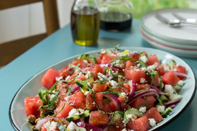 Watermelon, Mint, and Feta Salad