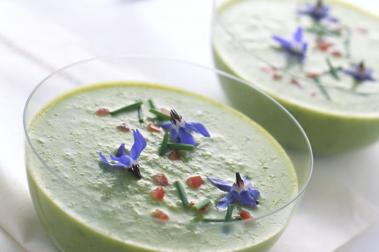 Green Grape Gazpacho