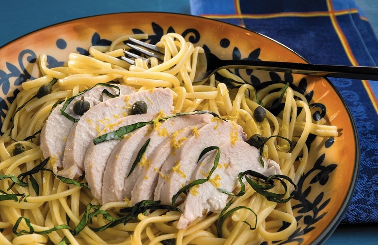 Linguine With Lemony Chicken 