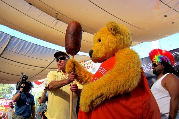 14. California State Corndog Eating Contest