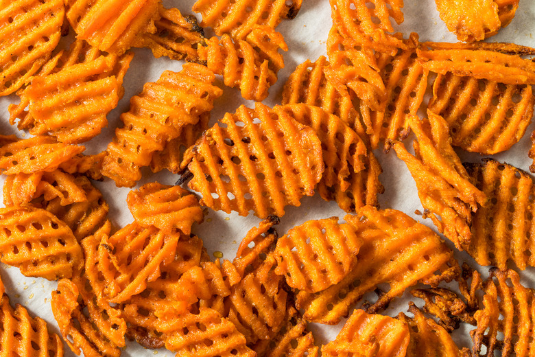 Waffle fries aren't made anywhere near similar to waffles