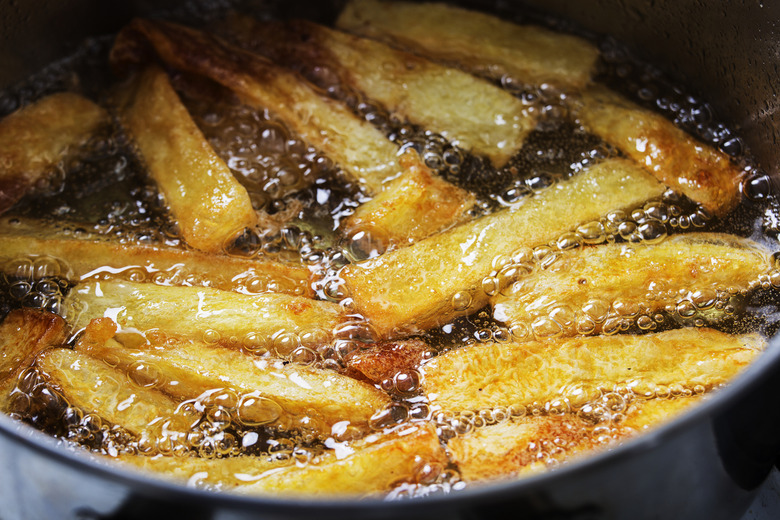 Most restaurants deep-fry french fries twice