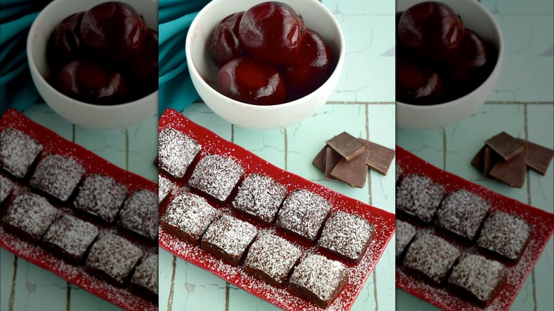 Chocolate beetroot brownies