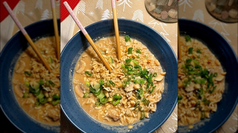 Peanut butter ramen