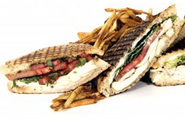 Panini Pete's Fresh Mozzarella and Tomato Panini