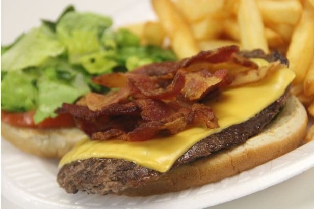 A&A Coffee Shop's Bacon Cheeseburger