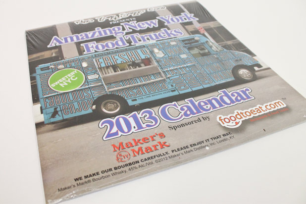 New York Street Food Calendar: $15