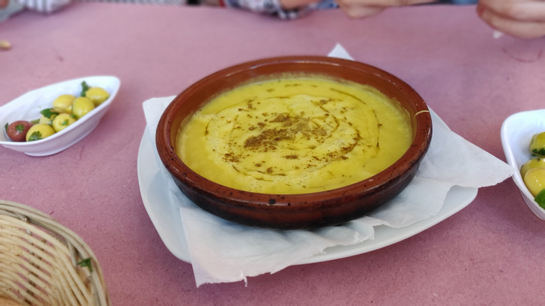 Bowl of Moroccan bissara