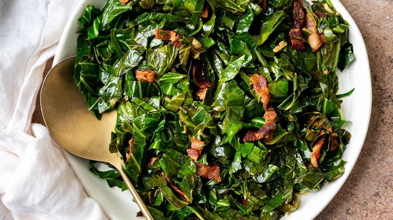 Collard greens with bacon