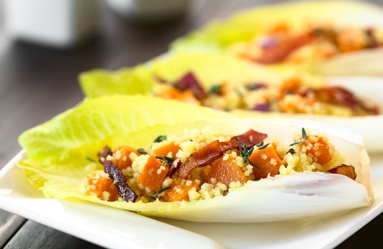 Endive Boats With Fresh Mango Chicken Salad