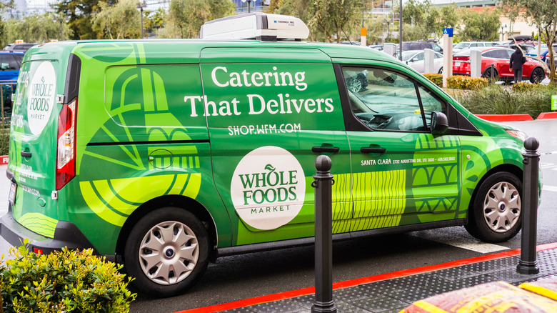 Whole Foods catering van