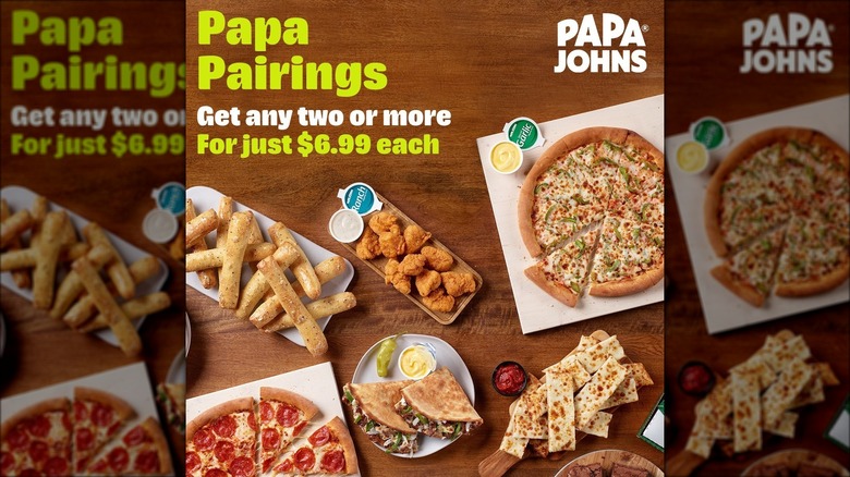 Papa John's Papa Pairings advertisement