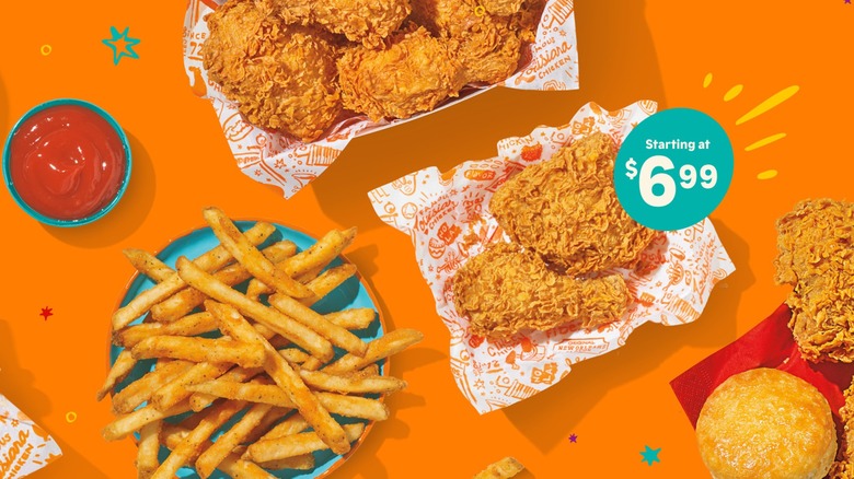 Popeyes Fried Chicken and fries