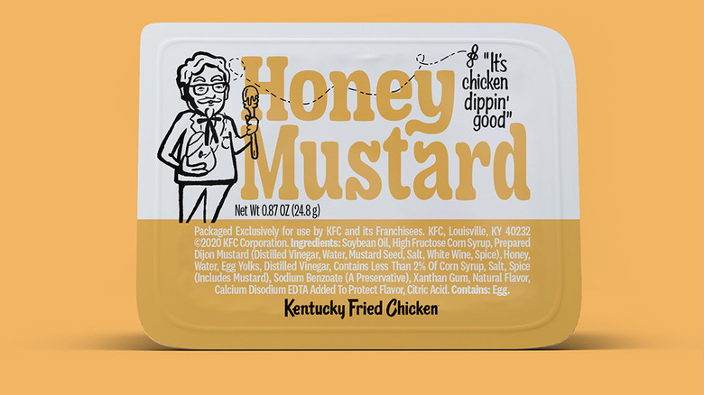 KFC honey mustard packet