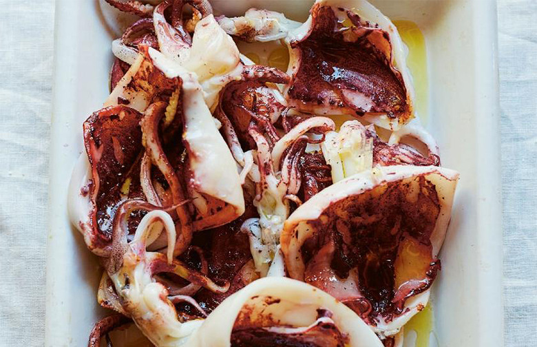 Marinated Grilled Squid