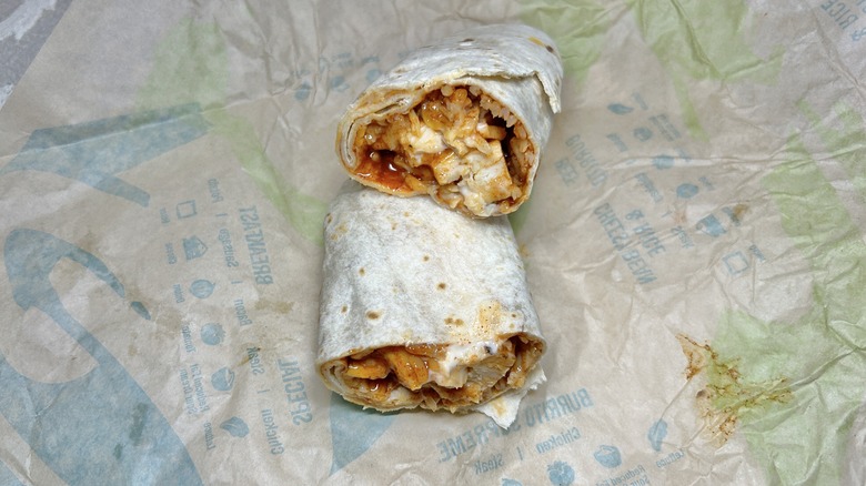 Chicken Enchilada Burrito