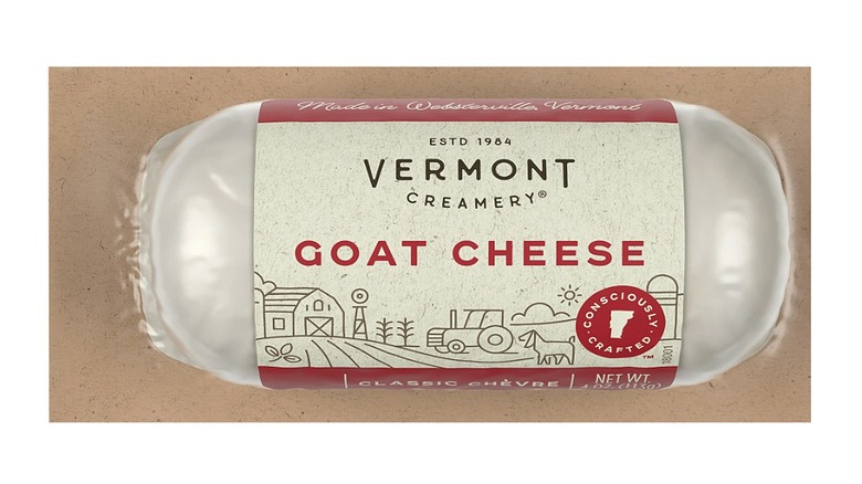 Package of Vermont Creamery goat cheese