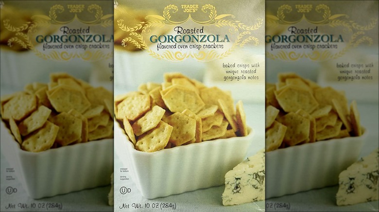 Trader Joe's Gorgonzola Cracker box