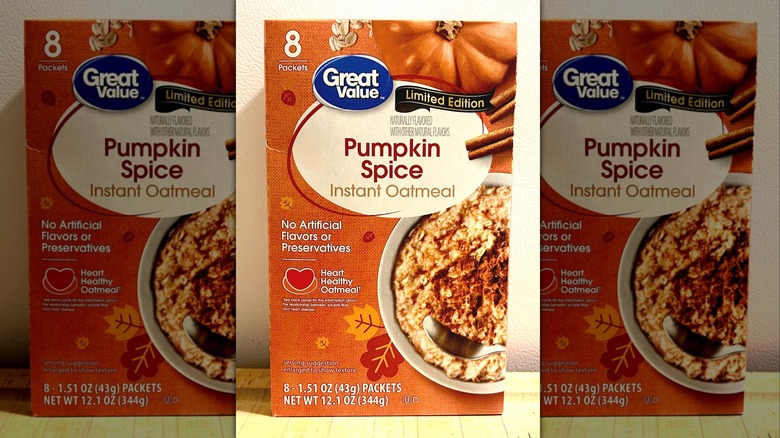 Great Value Pumpkin Spice Oatmeal