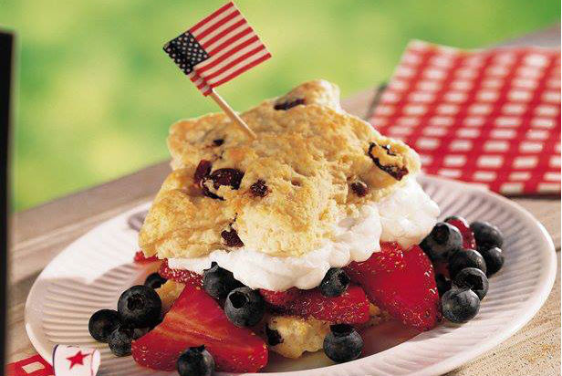 Red, White, and Blue Shortcake Stars