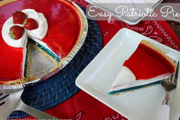 Jell-O Easy Patriotic Pie