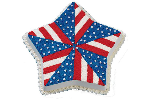 Patriotic Pinwheel Cake