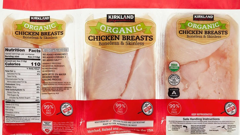 Kirkland Signature Organic Chicken Breasts 