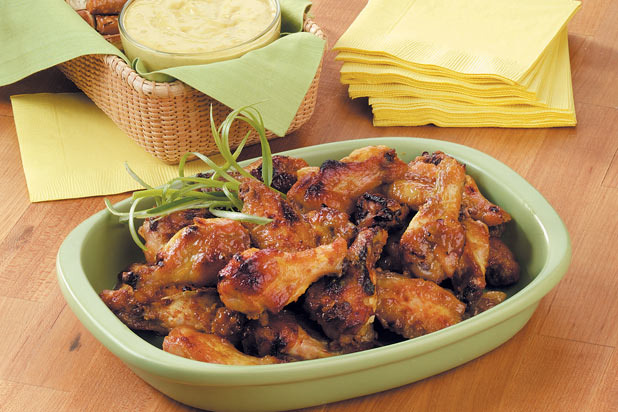 Honey-Mustard Chicken Wings Recipe