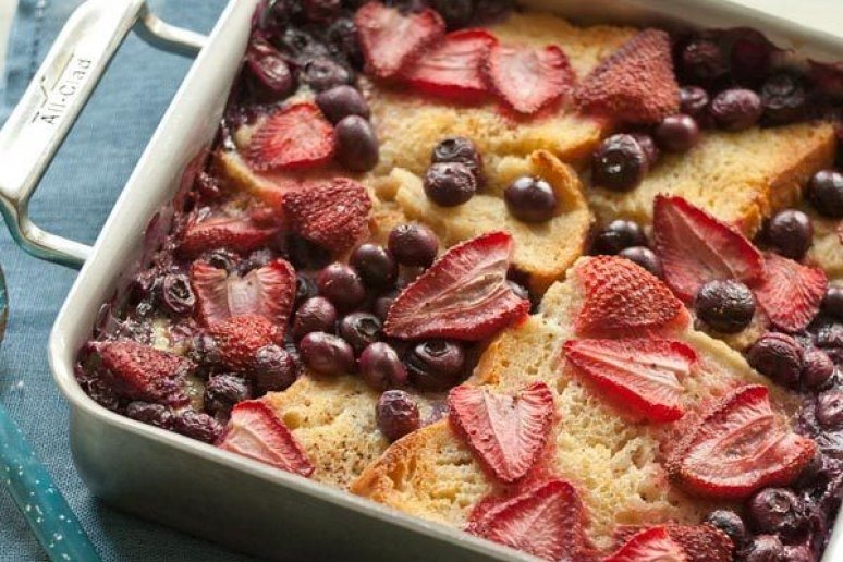 Gluten-Free Baked Berry French Toast