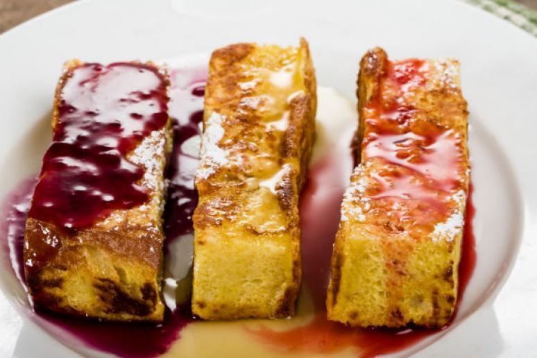 Rum-Soaked Challah French Toast