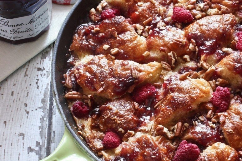 Bonne Maman Skillet French Toast and Preserves Casserole