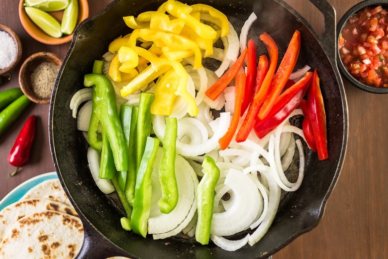 Skillet Veggie and Feta Tacos