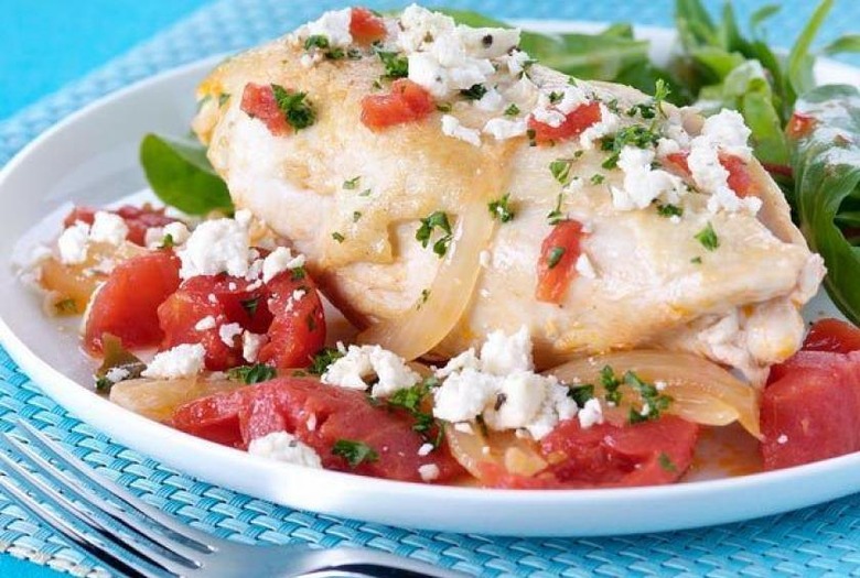 Easy Skillet Feta Chicken