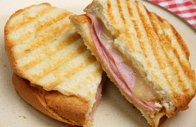 Pepper Jack, Honey, and Ham Panini