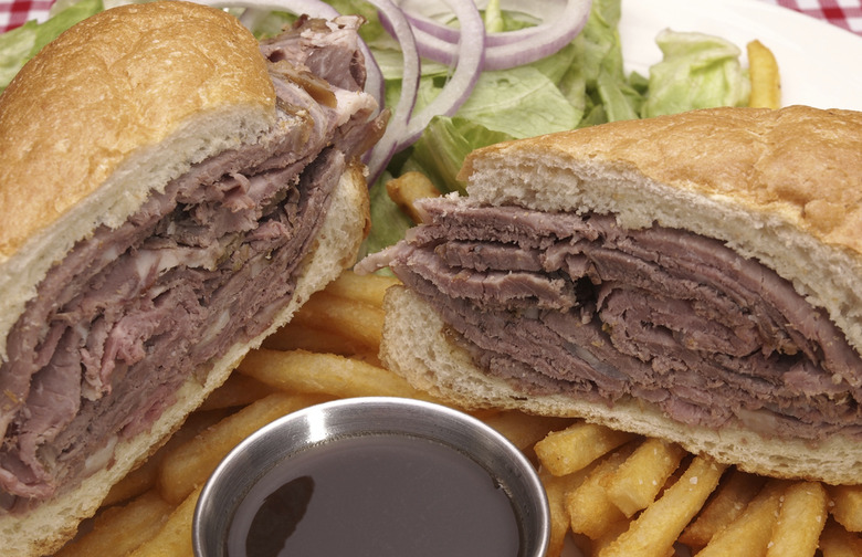 Slow-Cooker French Dip Sandwich