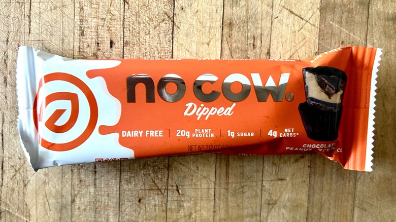 No Cow Chocolate Peanut Butter Cup bar