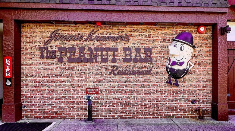 Peanut Bar Restaurant sign