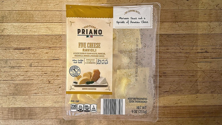 Package of Priano Five Cheese Ravioli