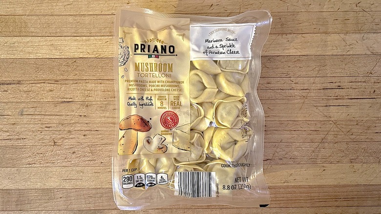 Package of Priano Mushroom Tortellini