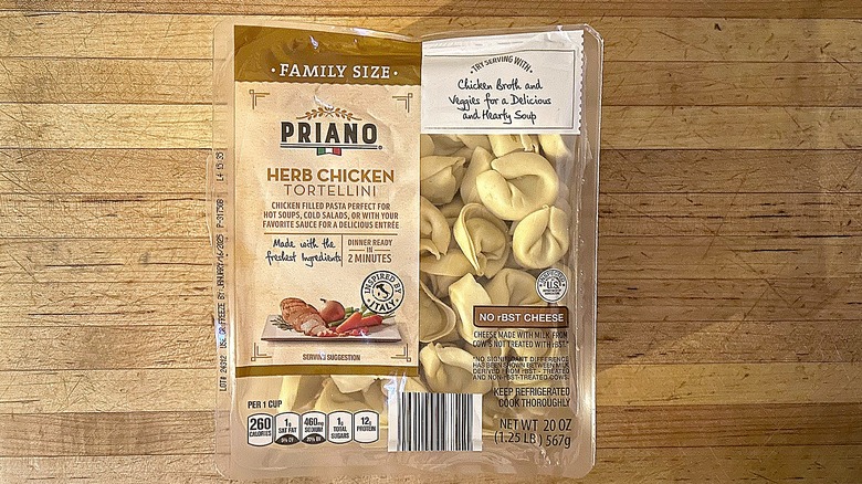 Package of Priano Herb Chicken Tortellini