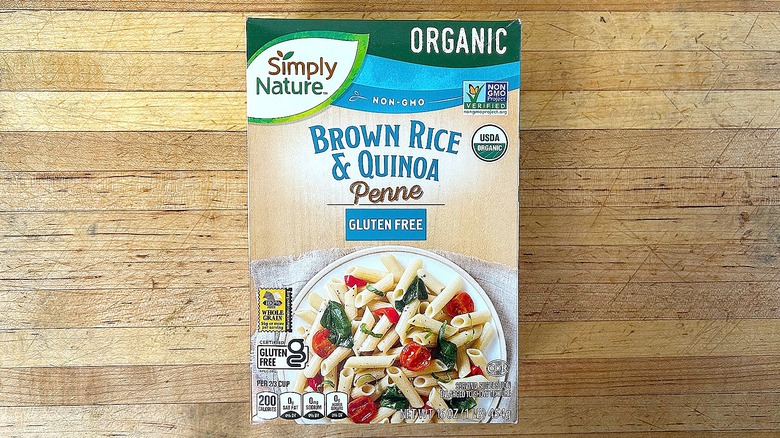 Box of Simply Nature Brown Rice & Quinoa Penne