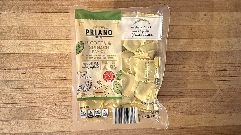 Package of Priano Ricotta & Spinach Ravioli