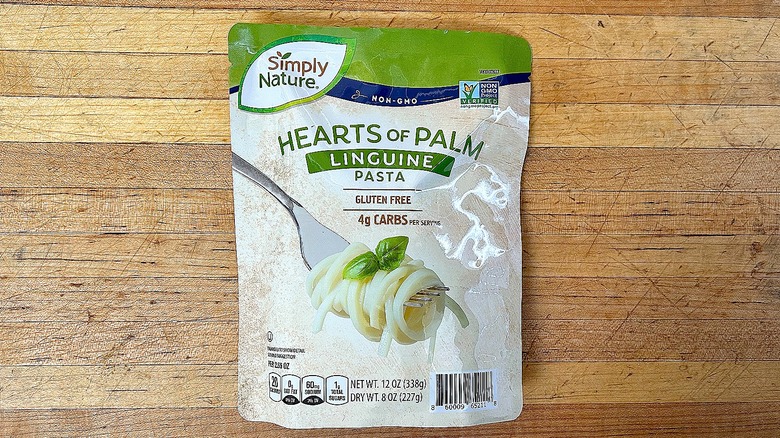 Package of Simply Nature Hearts of Palm Linguine Pasta