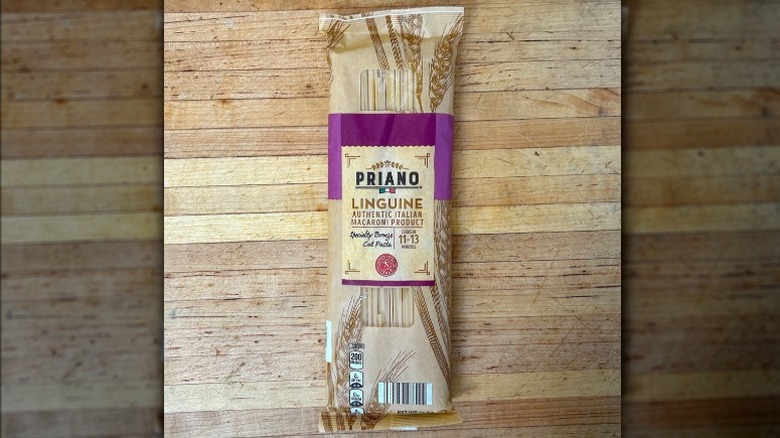 Package of Priano Bronze Cut Linguine