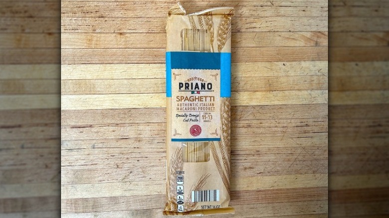 Package of Priano Bronze Cut Spaghetti