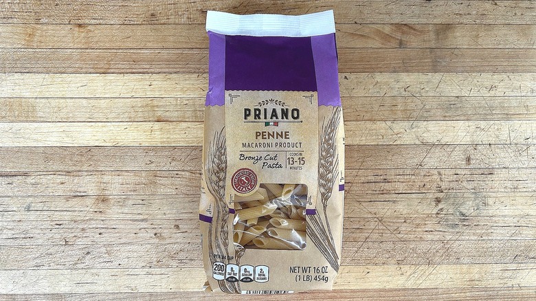 Package of Priano Bronze Cut Penne