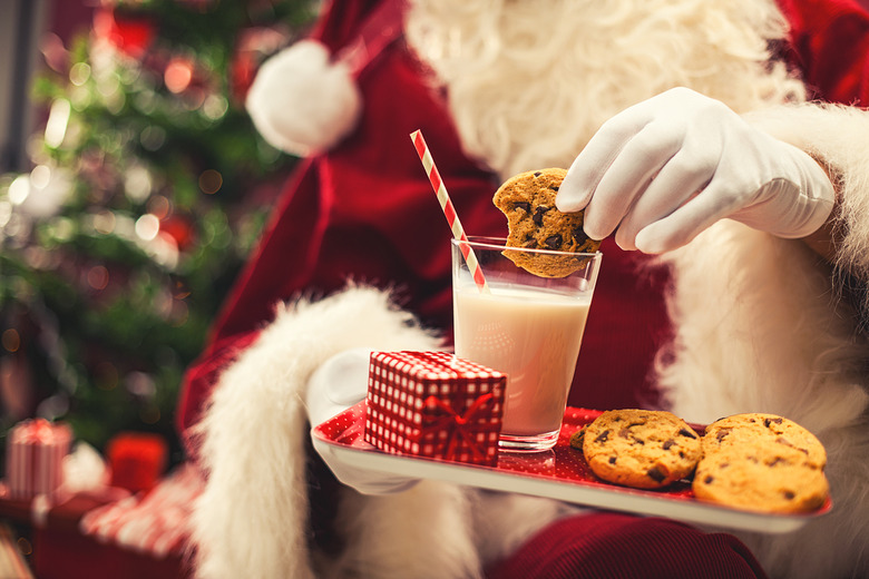 Leaving Milk and Cookies for Santa Claus