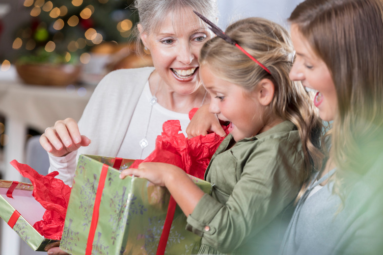 Opening Gifts in Front of the Giver